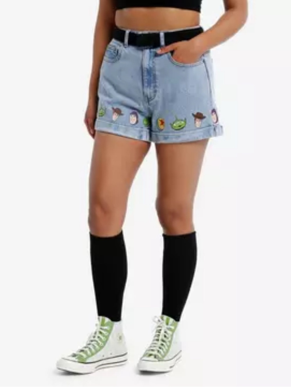 Her Universe Disney Pixar Toy Story denim shorts